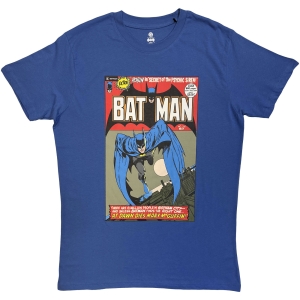 Batman - Comic Cover Uni Blue T-Shirt in the group MERCHANDISE / T-shirt / Nyheter / Film-Musikal at Bengans Skivbutik AB (5665531r)