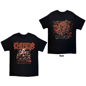 Kreator - Pleasure To Kill Uni Bl T-Shirt in the group MERCHANDISE / T-shirt / Heavy Metal at Bengans Skivbutik AB (5665545r)