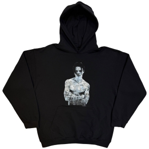 Yungblud   - Portrait Uni Bl Hoodie in the group MERCHANDISE / Hoodies / Nyheter / Pop-Rock at Bengans Skivbutik AB (5665560r)