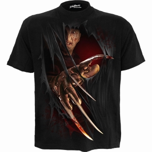 A Nightmare On Elm Street - Freddy Claws - Black T-Shirt in the group MERCHANDISE / T-shirt / Nyheter / Film-Musikal at Bengans Skivbutik AB (5665989r)