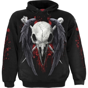 Spiral - Death Raven - Pullover Hoodie in the group MERCHANDISE / Hoodies / Nyheter /  at Bengans Skivbutik AB (5666385r)