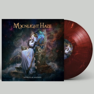 Moonlight Haze - Interstellar Madness (Red Marbled V in the group VINYL / Upcoming releases / Hårdrock at Bengans Skivbutik AB (5666522)