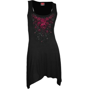 Spiral - Blood Rose - Ladies Goth Bottom Dress in the group MERCHANDISE / T-shirt / Nyheter / Övrigt at Bengans Skivbutik AB (5666655r)