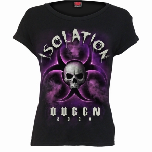 Spiral - Isolation Queen - Ladies Boatneck Cap Sleeve T-Shirt in the group MERCHANDISE / T-shirt / Nyheter / Övrigt at Bengans Skivbutik AB (5666659r)