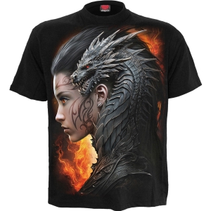 Spiral - Draco Queen - T-Shirt in the group MERCHANDISE / T-shirt / Nyheter / Övrigt at Bengans Skivbutik AB (5666905r)