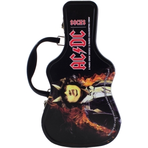 Ac/Dc - Logos Guitar Tin Uni 3-Pack Socks in the group MERCHANDISE / Strumpor /  /  at Bengans Skivbutik AB (5667677)