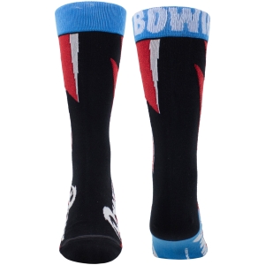 David Bowie - Red Flash Uni Bl Socks in the group MERCHANDISE / Strumpor / / at Bengans Skivbutik AB (5667709)