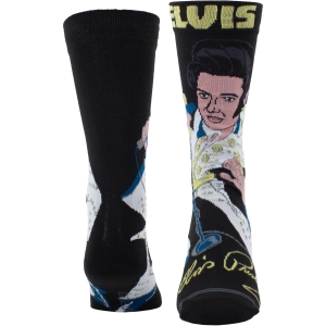 Elvis Presley - Cartoon Uni Bl Socks in the group MERCHANDISE / Strumpor /  /  at Bengans Skivbutik AB (5667717)