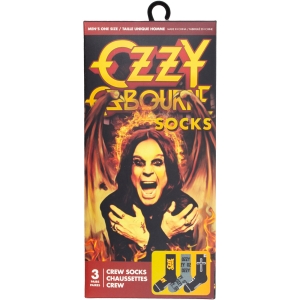 Ozzy Osbourne - Logos Gift Box Uni 3-Pack Socks in the group MERCHANDISE / Strumpor /  /  at Bengans Skivbutik AB (5667757)