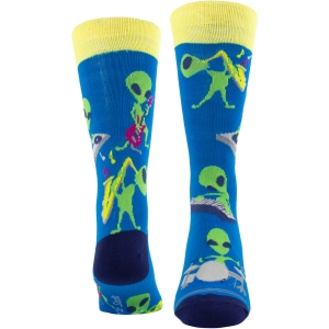 Perri's - Aliens Uni Blue Socks in the group MERCHANDISE / Strumpor / / at Bengans Skivbutik AB (5667761)