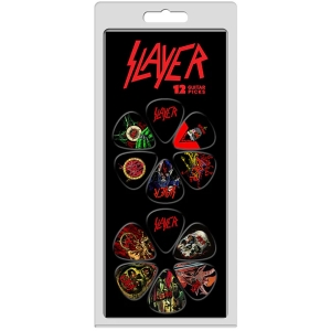 Slayer - Album Covers 12-Pack Plectrum Pack in the group MERCHANDISE / Merch / Kommande / Hårdrock at Bengans Skivbutik AB (5667778)