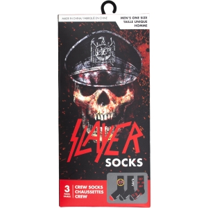 Slayer - Logos Gift Box Uni 3-Pack Socks in the group MERCHANDISE / Strumpor / / at Bengans Skivbutik AB (5667781)