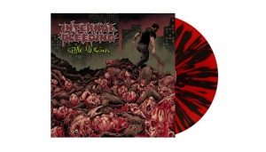 Internal Bleeding - Settle All Scores (Red/Black Splatt in the group VINYL / Upcoming releases / Hårdrock at Bengans Skivbutik AB (5667925)