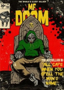 Mf Doom - All Caps 91,5 x 61 cm in the group MERCHANDISE / Poster / Hip Hop-Rap at Bengans Skivbutik AB (5668418)