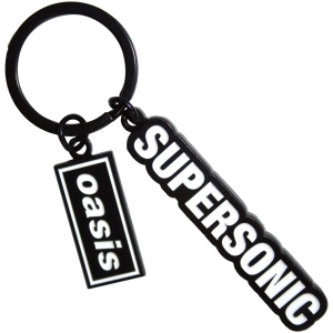 Oasis - Supersonic Decca Logo Charm Keychain in the group MERCHANDISE / Keyring /  /  at Bengans Skivbutik AB (5668625)