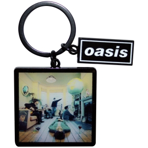 Oasis - Definitely Maybe Album Decca Logo Charm Keychain in the group MERCHANDISE / Keyring / / at Bengans Skivbutik AB (5668630)