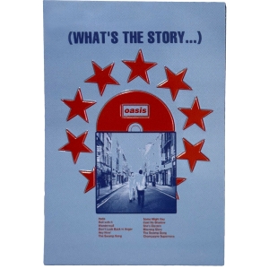 Oasis - What's The Story Cd Blue Magnet in the group MERCHANDISE / Magnet / / at Bengans Skivbutik AB (5668633)