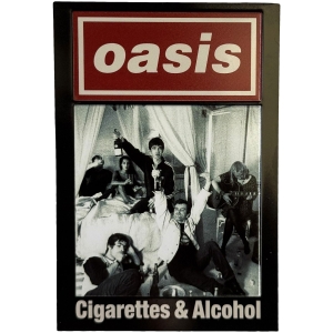 Oasis - Cigarettes & Alcohol Single Magnet in the group MERCHANDISE / Magnet / / at Bengans Skivbutik AB (5668638)