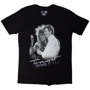 Tina Turner & David Bowie - Tonight 1985 Uni Bl T-Shirt in the group MERCHANDISE / T-shirt / Pop-Rock at Bengans Skivbutik AB (5668662r)