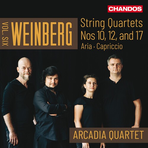 Mieczyslaw Weinberg - String Quartets, Vol. 6 in the group OUR PICKS / Friday Releases / 2026-06-05 at Bengans Skivbutik AB (5668713)