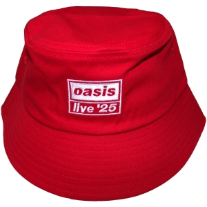 Oasis - Live 25 Logo Red Bucket Hat in the group MERCHANDISE / Merch / Nyheter / Pop-Rock at Bengans Skivbutik AB (5668811)