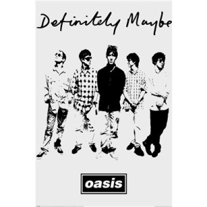Oasis - Oasis (Definitely Band)  Poster 91,5 X 61 Cm in the group MERCHANDISE / Poster / Pop-Rock at Bengans Skivbutik AB (5669230)