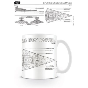 Star Wars - Star Wars (Star Destroyer Sketch) Mug in the group MERCHANDISE / Mug / Soundtrack at Bengans Skivbutik AB (5669267)