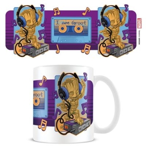 Guardians Of The Galaxy  - Guardians Of The Galaxy (Groot Cassette) White Pod Mug in the group MERCHANDISE / Mug / Soundtrack at Bengans Skivbutik AB (5669298)
