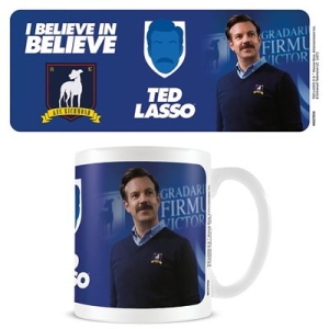Ted Lasso - Ted Lasso (Believe In Believe) Mug in the group MERCHANDISE / Mug / Soundtrack at Bengans Skivbutik AB (5669305)