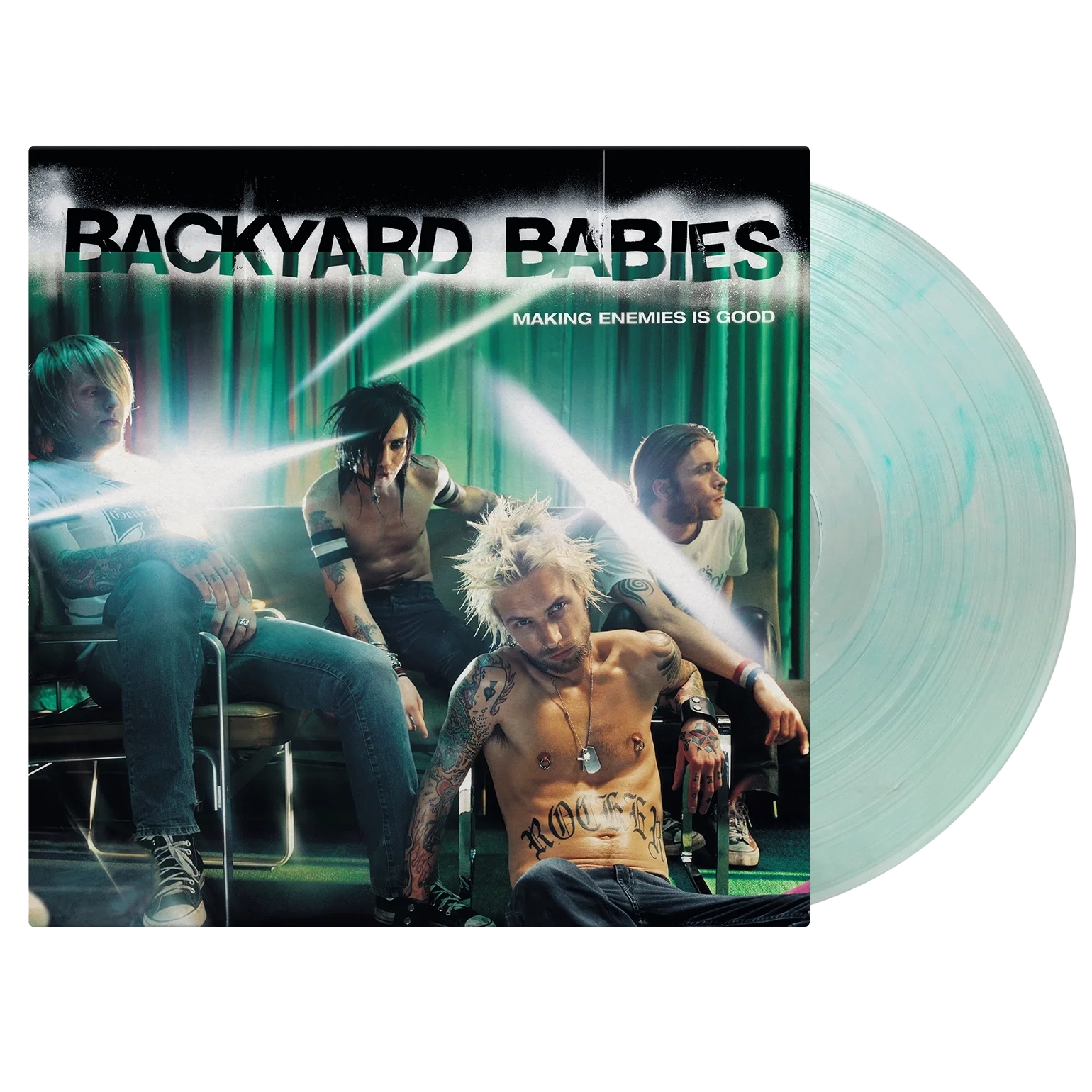 Backyard Babies - Making Enemies Is Good (Translucent Green Marbled Vinyl LP) in the group OUR PICKS / Friday Releases / 2026-05-29 at Bengans Skivbutik AB (5669411)