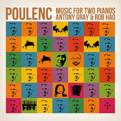 Francis Poulenc - Music For Two Pianos in the group CD / Klassiskt at Bengans Skivbutik AB (5669930)