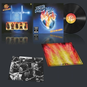 Sacred Leather - Keep The Fire Burning (Black Vinyl in the group VINYL / Upcoming releases / Hårdrock at Bengans Skivbutik AB (5670572)