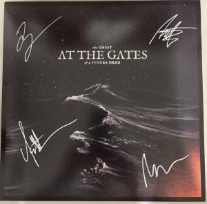 At The Gates - The Ghost Of A Future Dead (SIGNED! / Translucent Sea Blue Vinyl LP + Booklet & Poster) in the group VINYL / New releases / Hårdrock at Bengans Skivbutik AB (5671069)