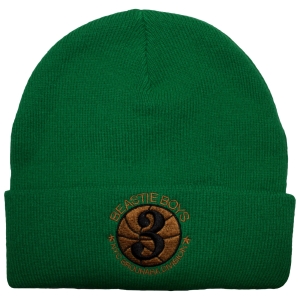 Beastie Boys - Nyc Brouhaha Division Green Beanie Hat in the group MERCHANDISE / Merch / Kommande / Hip Hop-Rap at Bengans Skivbutik AB (5671076)