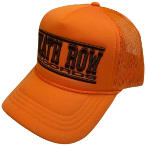 Death Row - Deathrow Text Logo Mono Orange Mesh-Back Cap in the group MERCHANDISE / Cap /  /  at Bengans Skivbutik AB (5671095)