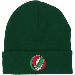 Grateful Dead - Steal Your Face Red/Green Green Beanie Hat in the group MERCHANDISE / Merch / Kommande / Pop-Rock at Bengans Skivbutik AB (5671101)