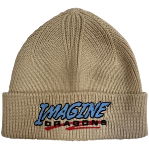 Imagine Dragons - Logo Natrl Beanie Hat in the group MERCHANDISE / Merch / Kommande / Pop-Rock at Bengans Skivbutik AB (5671103)