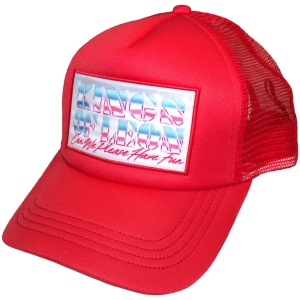 Kings Of Leon - Can We Please Have Fun Border Red Mesh-Back Cap in the group MERCHANDISE / Cap /  /  at Bengans Skivbutik AB (5671107)