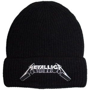 Metallica - 3D Logo Bl Beanie Hat in the group MERCHANDISE / Merch / Kommande / Hårdrock at Bengans Skivbutik AB (5671108)