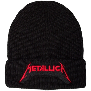 Metallica - Red Logo Shadow Bl Beanie Hat in the group MERCHANDISE / Merch / Kommande / Hårdrock at Bengans Skivbutik AB (5671110)
