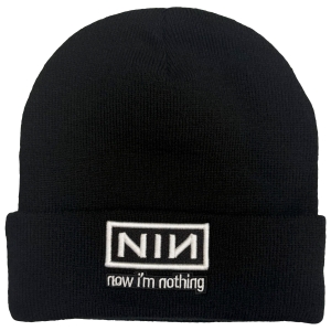 Nine Inch Nails - Now I'm Nothing Bl Beanie Hat in the group MERCHANDISE / Merch / Kommande / Pop-Rock at Bengans Skivbutik AB (5671114)