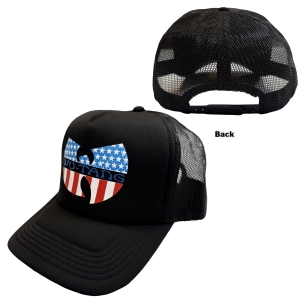 Wu Tang Clan - Star-Spangled Logo Bl Mesh-Back Cap in the group MERCHANDISE / Cap /  /  at Bengans Skivbutik AB (5671131)