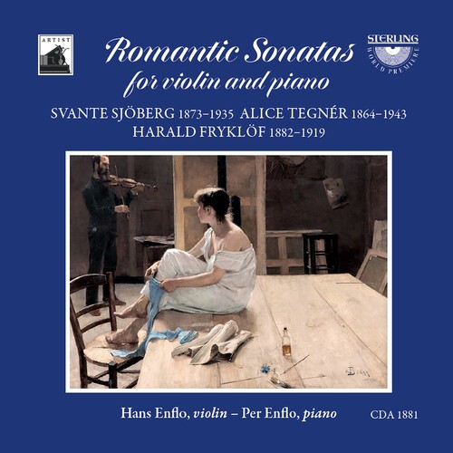 Hans Enflo Per Enflo - Romantic Sonatas For Violin & Piano in the group CD / Bestsellers at Bengans Skivbutik AB (5671281)