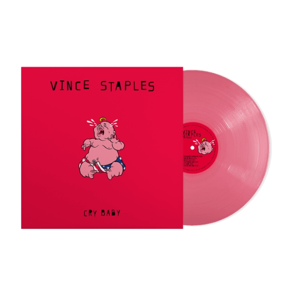 Vince Staples - Cry Baby (Pink Vinyl) in the group OUR PICKS / Friday Releases / 2026-06-05 at Bengans Skivbutik AB (5671461)