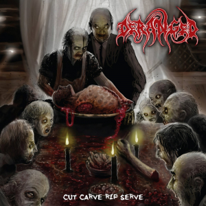 Deranged - Cut Carve Rip Serve (Splatter) in the group VINYL / New releases / Hårdrock at Bengans Skivbutik AB (5671806)