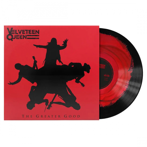 Velveteen Queen - The Greater Good (Red & Black Corona Vinyl LP) in the group VINYL / Upcoming releases / Hårdrock,Pop-Rock,Svensk Musik at Bengans Skivbutik AB (5671868)