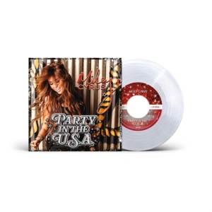 Miley Cyrus - Party In The U.S.A. (Clear/Glitter Vinyl/Single) in the group VINYL / Upcoming releases / Pop-Rock at Bengans Skivbutik AB (5672182)