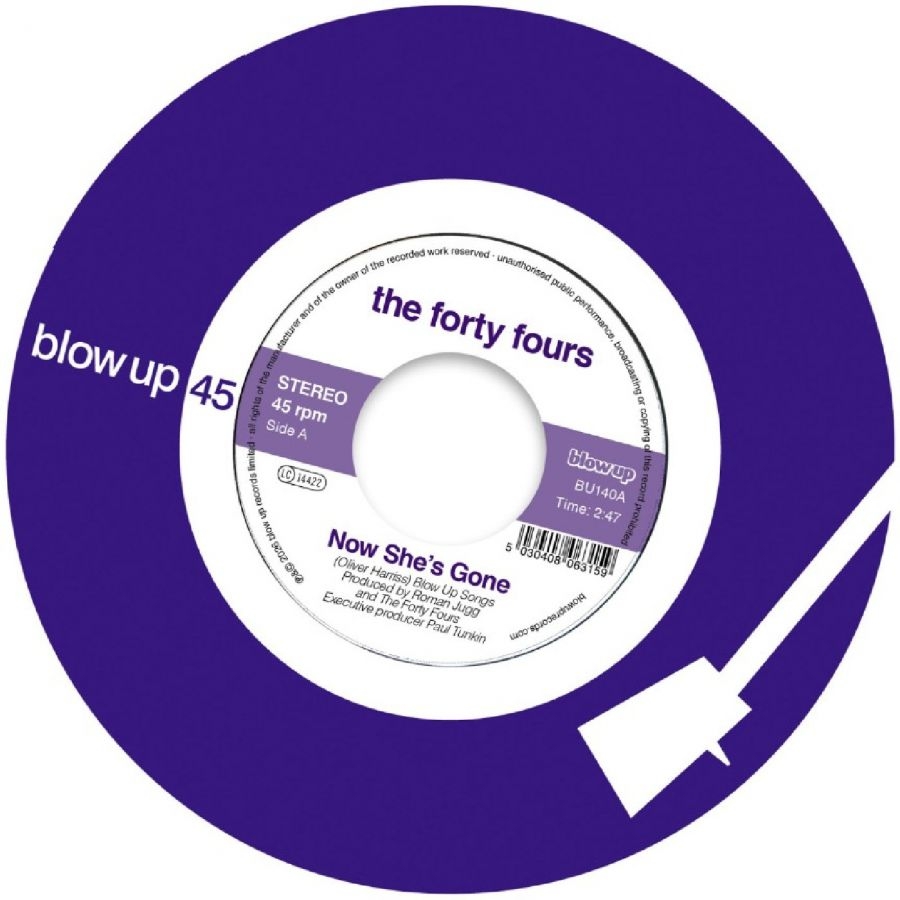 The Forty Fours - Now She's Gone in the group VINYL / Upcoming releases / Pop-Rock at Bengans Skivbutik AB (5673110)