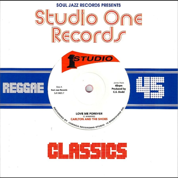 Carlton And The Shoes - Love Me Forever / Never Let Go (Red in the group VINYL / Upcoming releases / Reggae at Bengans Skivbutik AB (5673270)