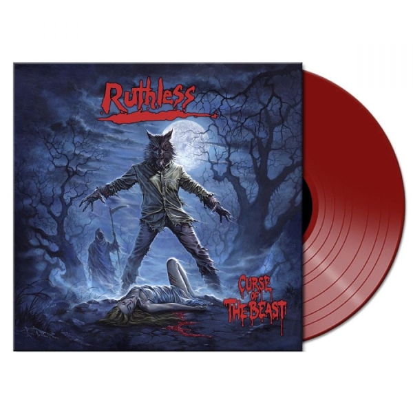 Ruthless - Curse Of The Beast (Red Vinyl Lp) in the group VINYL / Upcoming releases / Hårdrock at Bengans Skivbutik AB (5673439)